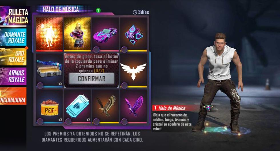 guia definitiva que es la ruleta en free fire y como funciona