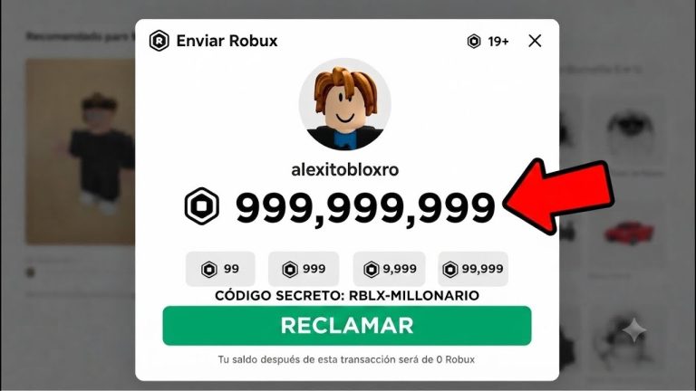 Cómo canjear códigos de Robux gratis
